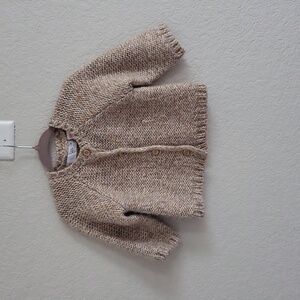 Zara Baby Oatmeal Cardigan Sweater